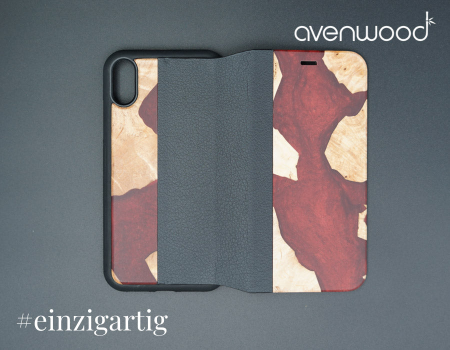 iPhone XR PORTO COLLECTION FLIPCASE 9033 Rouge